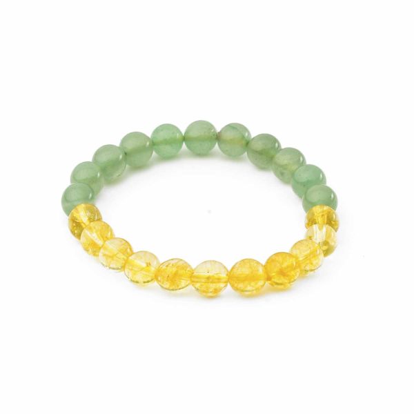 Bratara citrin si aventurin