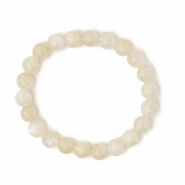 piatra-lunii-2.jpg Brățară din pietre naturale de Piatra Lunii, 8,5 mm, pe fir elastic de înaltă calitate